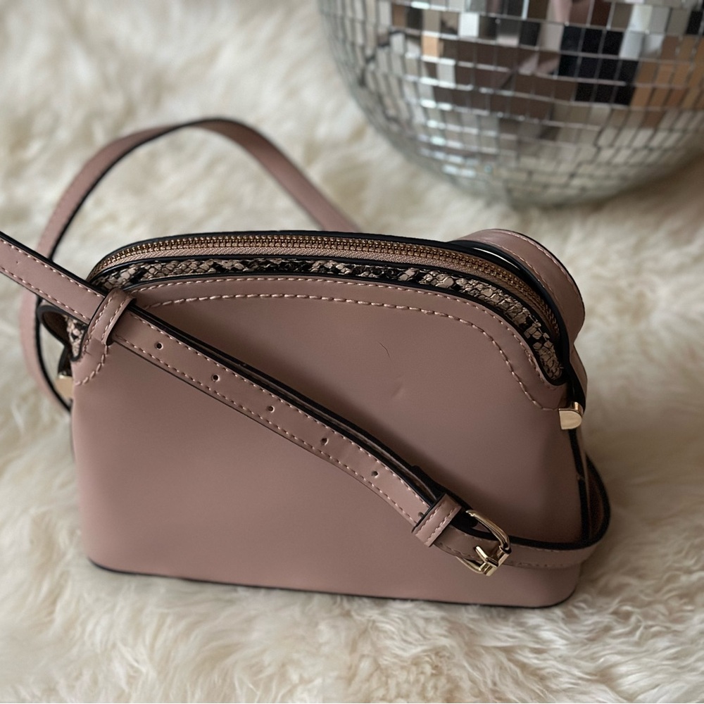 Elegant Blush Crossbody Bag